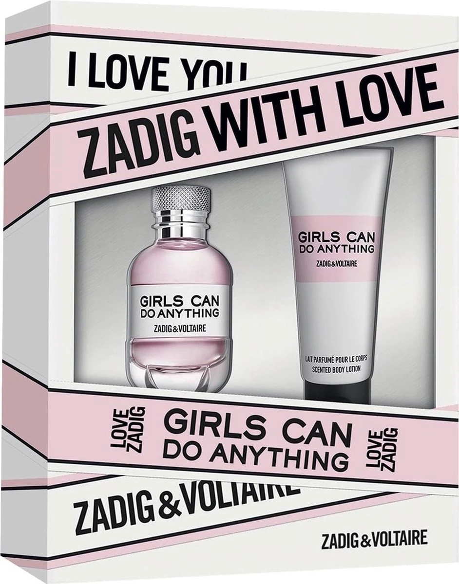Zadig & Voltaire Girls Can Do Anything Giftset - 30 Ml Eau De Parfum + 75 Ml Bodylotion - Geurengeschenkset
